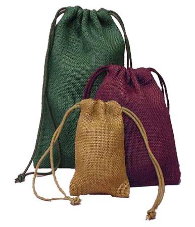 Jute Drawstring Bags